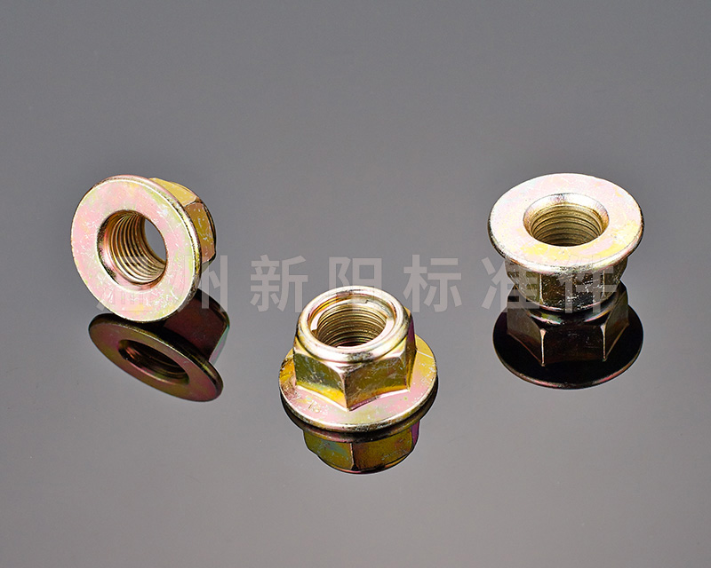 -6187 鐵片鎖緊 -6187壓三點鎖緊 -非標螺母 -彩鋅 -藍白鋅