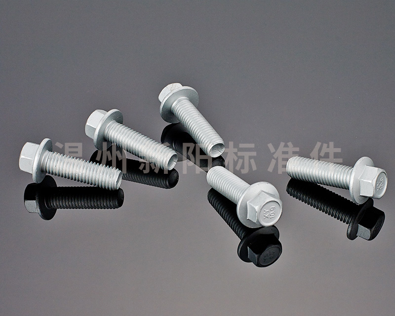 -Q184 -Q185 -GB16674 -外六角法蘭螺栓 -8.8級 -銀色達(dá)克羅