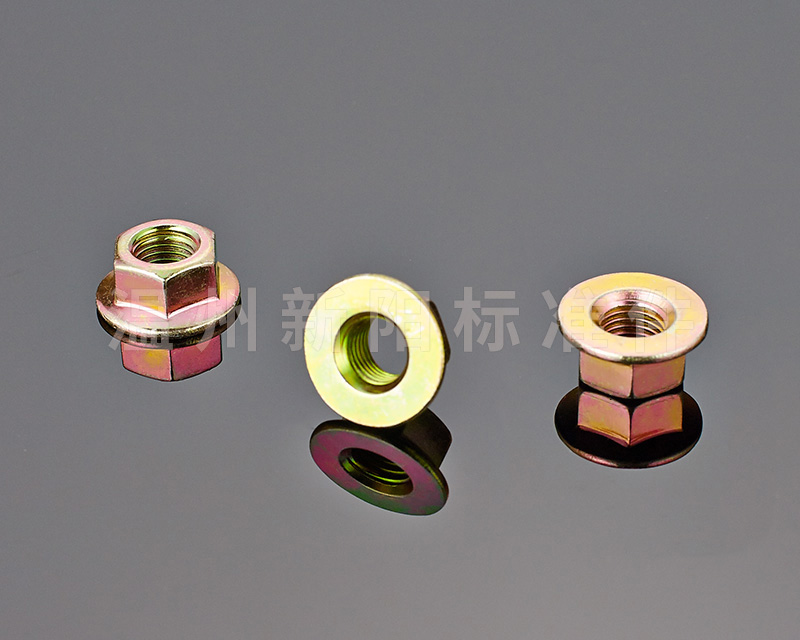 -6187 鐵片鎖緊 -6187壓三點鎖緊 -非標螺母 -彩鋅 -藍白鋅