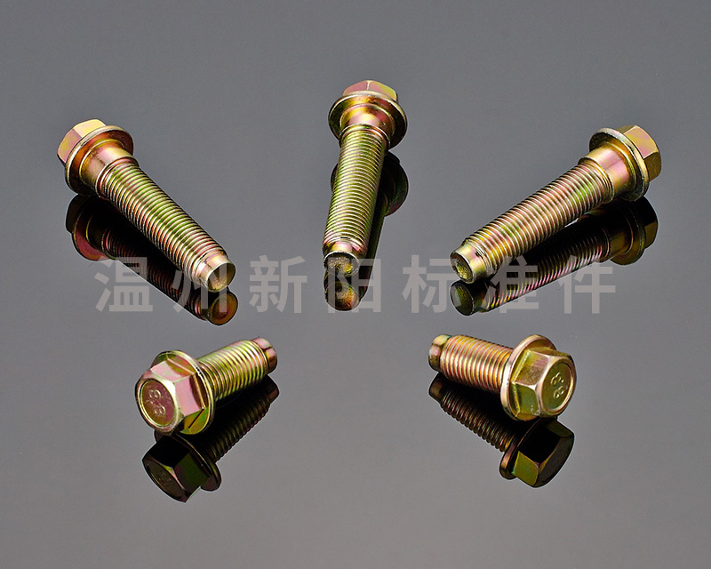 -英制法蘭螺栓 -彩鋅 -8.8級