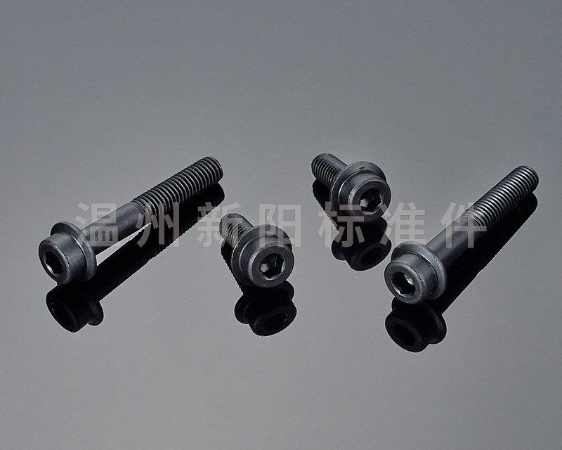 -Q184 -Q185 -GB16674 -外六角法蘭螺栓-10.9級(jí)- 黑色達(dá)克羅 凹腦半牙加長(zhǎng)